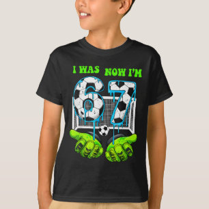 Camiseta Eu tinha 6 anos agora eu tenho 7 anos de idade men