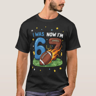 Camiseta Eu Tinha 6 Anos Agora Tenho 7 Futebol Americano An