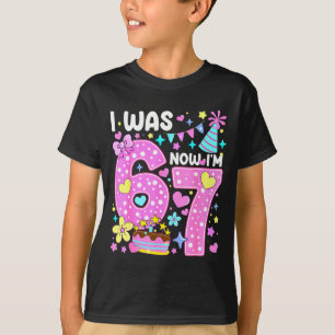 Camiseta Eu tinha 6 anos, agora tenho 7 Nk Lka Dot Seven Ga