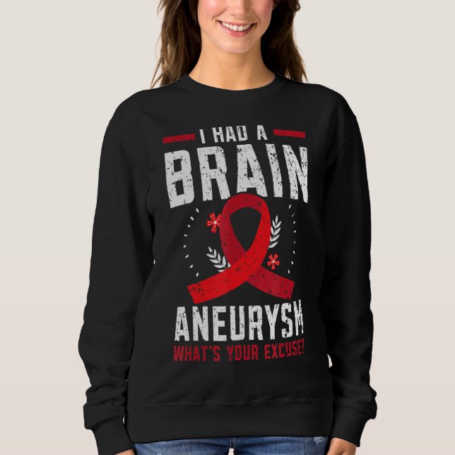 Camiseta Eu Tinha Aneurisma Cerebral Condição Médica Aneuri (Frente)