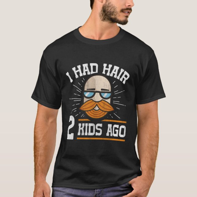 Camiseta Eu Tinha Cabelo 2 Ago Pai Baleado (Frente)