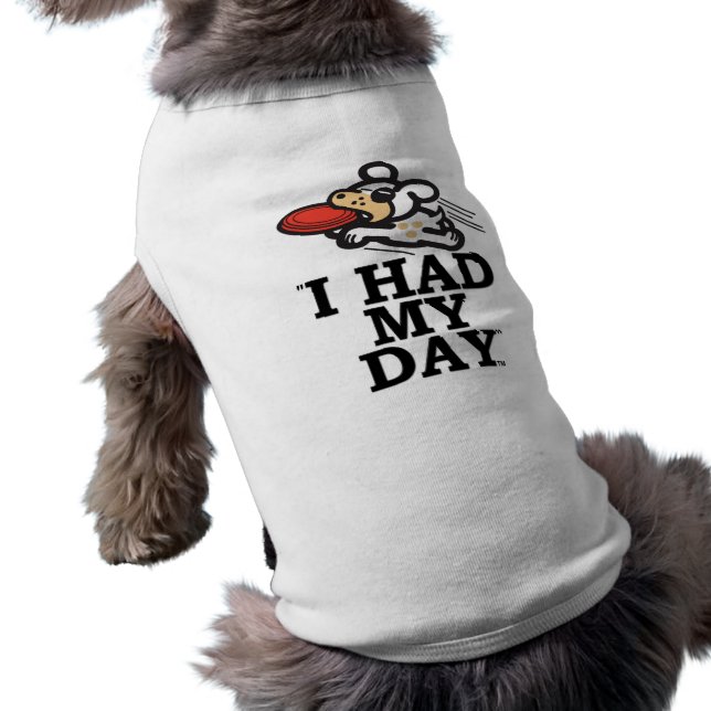 Camiseta "EU TINHA O MEU DIA" t-shirt de cães (Verso)
