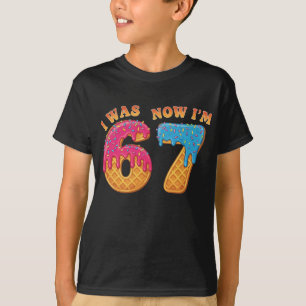Camiseta Eu tinha seis anos agora eu tenho sete 67 meme