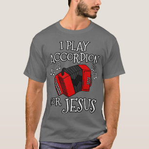 Camiseta Eu Toco Acordeão Para Jesus Acordeonista Igreja Mu