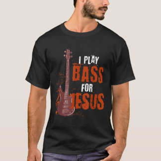 Camiseta Eu Toco Bass Por Jesus Bass Guitarista