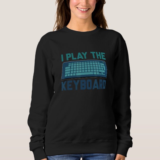 Camiseta Eu Toco O Programador De Software Do Teclado (Frente)