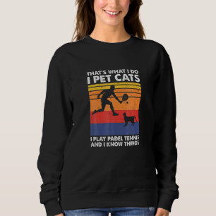Camiseta Eu Toco Padel Ennis I Pet Cats Eu Conheço Hings Pa