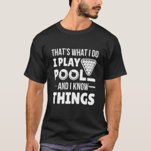 Camiseta Eu Toco Piscina E Eu Sei Coisas Engraçadas Em Bill
