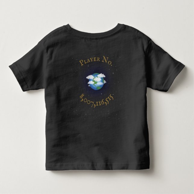 Camiseta "Eu Toco Por Equipe Terra" Personalizado Da Popula (Verso)