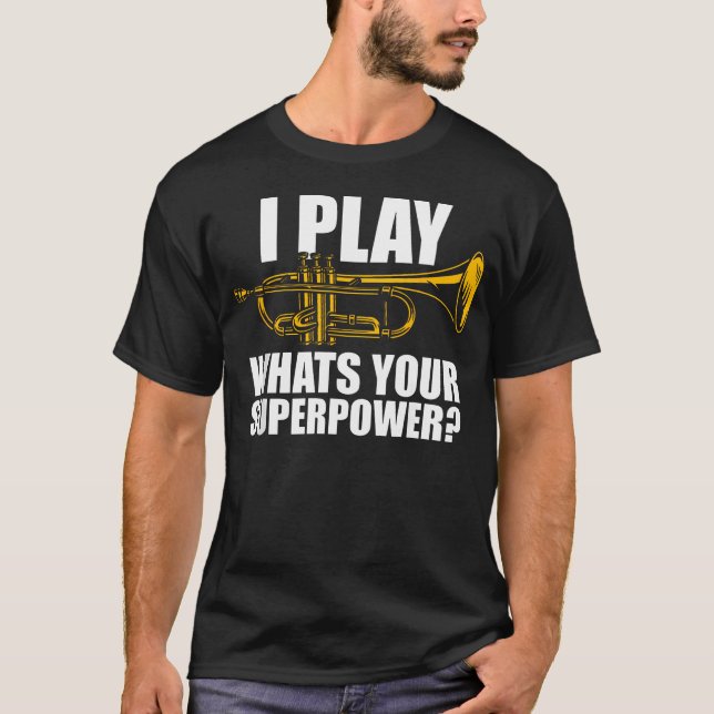 Camiseta Eu Toço Trompete Trombeta (Frente)