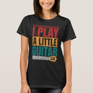 Camiseta Eu Toco Um Pequeno Gráfico De Música Ukulele
