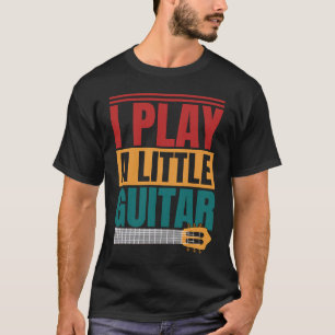 Camiseta Eu Toco Um Pequeno Gráfico De Música Ukulele