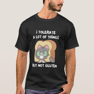 Camiseta Eu Toleram Muitas Coisas Mas Não Glúten