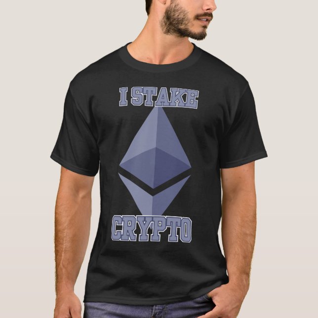 Camiseta Eu tomo Crypto Eethum Passivo Power Ledger Codific (Frente)