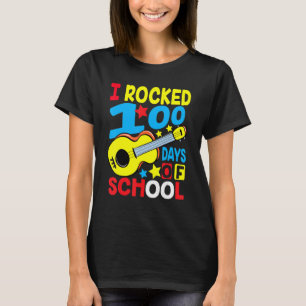 Camiseta Eu Toquei 100 Dias De Escola Violão Música 100º D