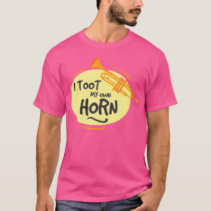 Camiseta Eu Toquei No Meu Próprio Corno - Engraçado Músico