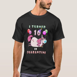 Camiseta Eu Tornei-Me 10 Na Quarentena Unicórnio 10º Aniver
