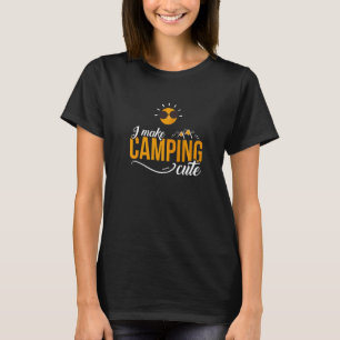 Camiseta Eu Torno o Acampamento Fofo Viagens de Acampamento