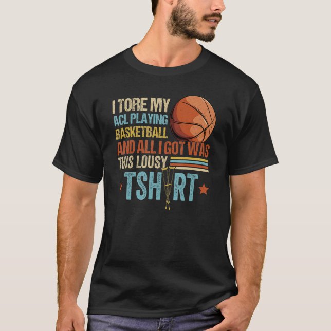 Camiseta Eu Toro A Minha Acl Jogando Uma Cirurgia De Basque (Frente)