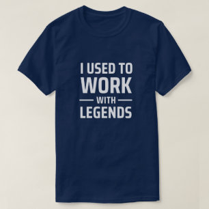 Camiseta Eu Trabalhava Com Legendas