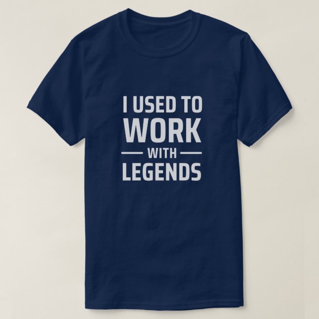 Camiseta Eu Trabalhava Com Legendas (Frente do Design)
