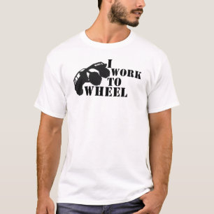 Camiseta Eu Trabalho Com Roda, Rastreador De Rocha
