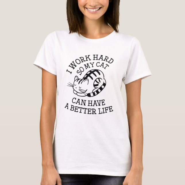 Camiseta Eu Trabalho Duro (Frente)