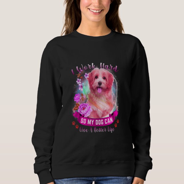 Camiseta Eu Trabalho Duro Para Que Meu Cachorro Possa Viver (Frente)