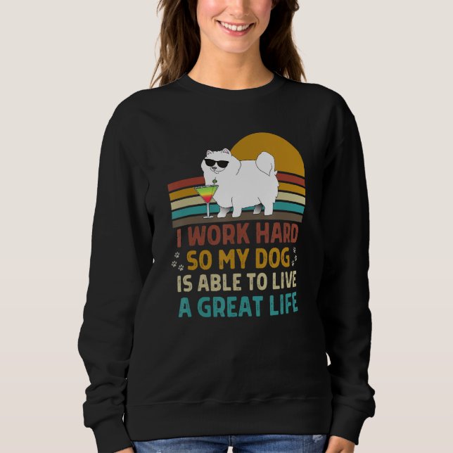 Camiseta Eu Trabalho Duro Para Que Meu Cachorro Possa Viver (Frente)