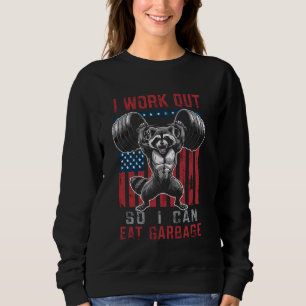 Camiseta Eu Trabalho Para Comer Lixo - Peso Do Raccoon T