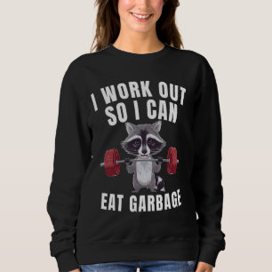 Camiseta Eu Trabalho Para Comer Peso De Giro De Lixo
