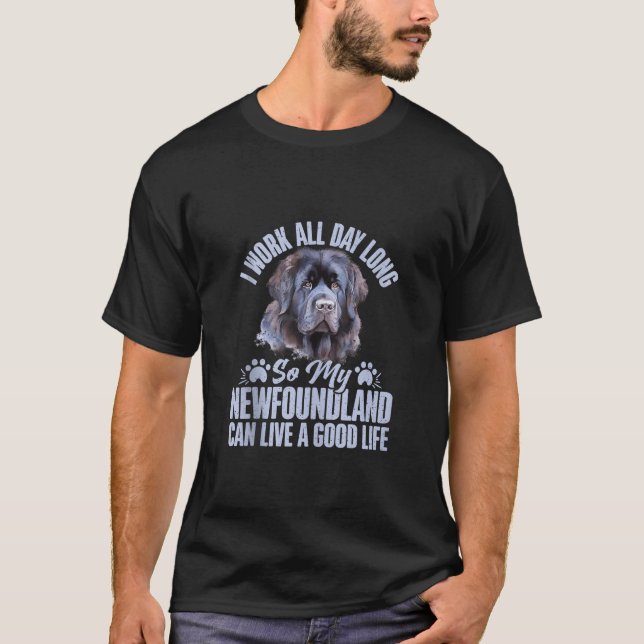 Camiseta Eu trabalho para que minha Terra Nova possa viver  (Frente)