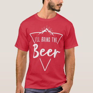 Camiseta Eu Trago A Cerveja - Noiva Dama De Honra Acampamen