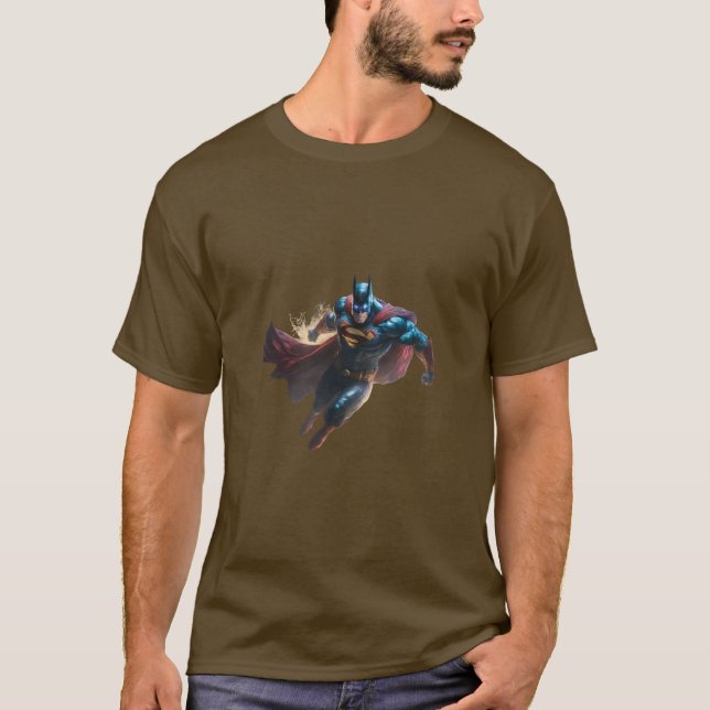 Camiseta Eu trago a tempestade (com um raio emoji) (Frente)