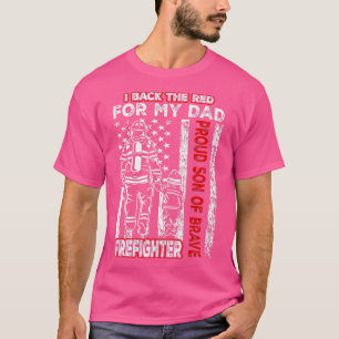 Camiseta Eu Trago O Vermelho Para O Meu Pai, Orgulhoso Filh