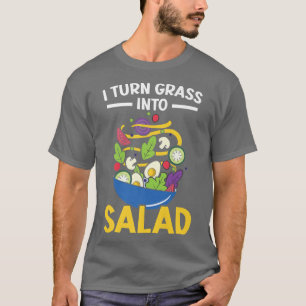 Camiseta Eu Transformo Grass Em Salada Chef Culinário Gangs