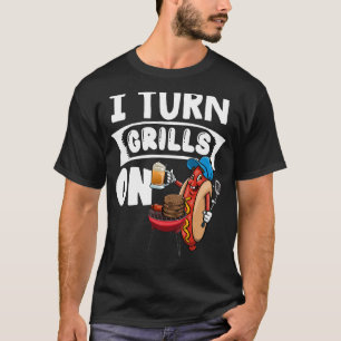 Camiseta Eu Transformo Grelhas Em Mulheres Cachorro Quente 