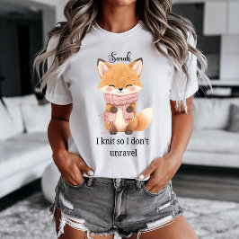 Camiseta Eu Tricoto Para Não Desmanchar