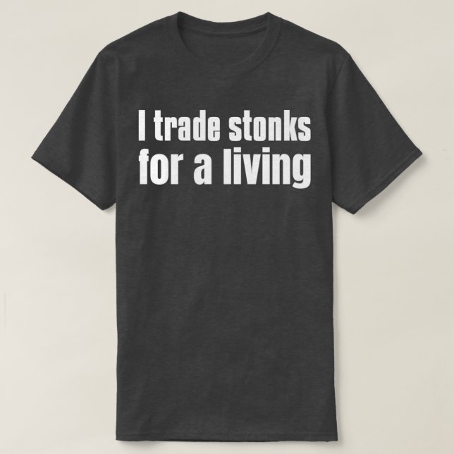 Camiseta Eu troco pedras para viver (Frente do Design)