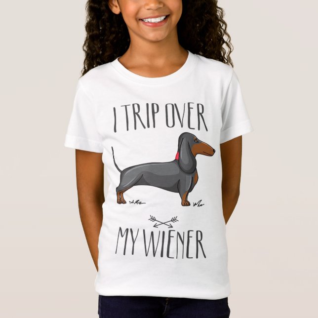 Camiseta Eu tropecei no meu amante de cachorro Engraçado (Frente)