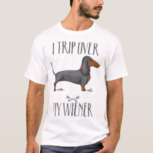 Camiseta Eu tropecei no meu amante de cachorro Engraçado