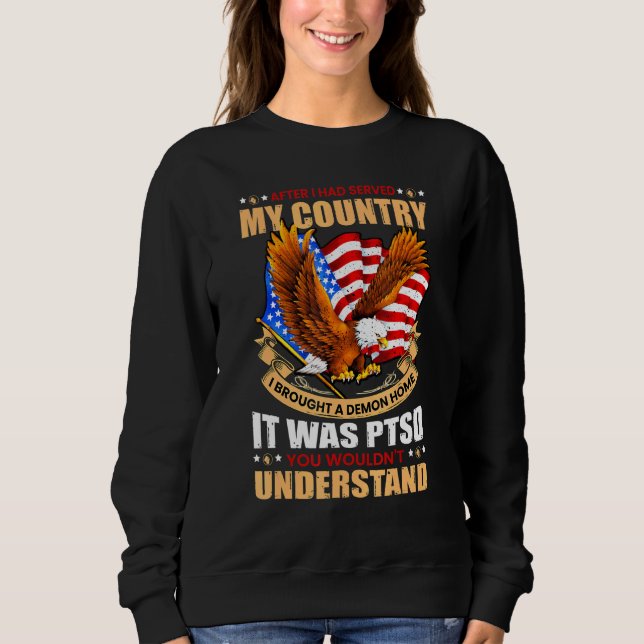 Camiseta Eu Trouxe Um Ptsd De Demônio Para Casa (Frente)