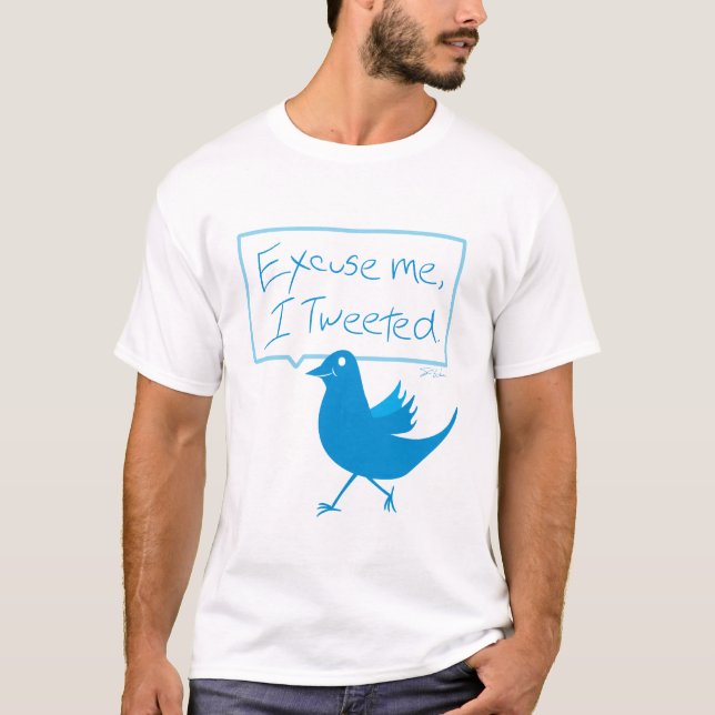 Camiseta Eu Tweeted (Frente)
