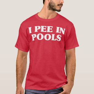 Camiseta Eu Urino Em Piscinas Humor De Natação Para Salvavi