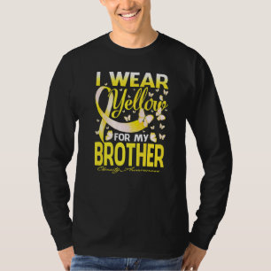Camiseta Eu Uso Amarelo Para A Consciencialização Da Obesid