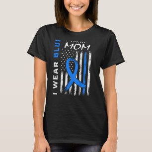 Camiseta Eu Uso Azul Para a Bandeira de Conscientização do