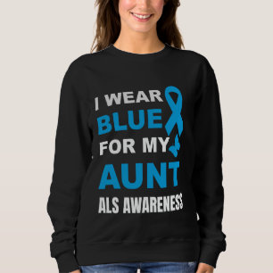 CAMISETA EU USO AZUL PARA CONSCIENTIZAÇÃO DA ALS DA MINHA T