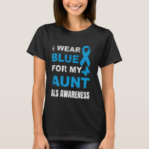 CAMISETA EU USO AZUL PARA CONSCIENTIZAÇÃO DA ALS DA MINHA T