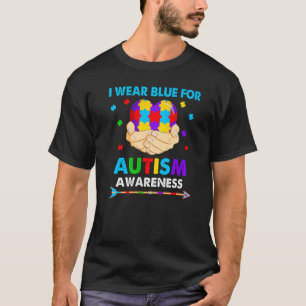 Camiseta Eu Uso Azul Para Conscientização do Autismo - Cora