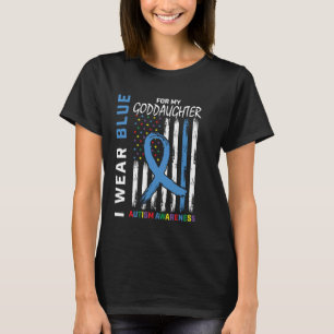 Camiseta Eu Uso Azul Para Conscientização do Autismo da Fil